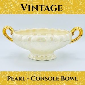 Pearl Pottery Lusterwear Console Bowl